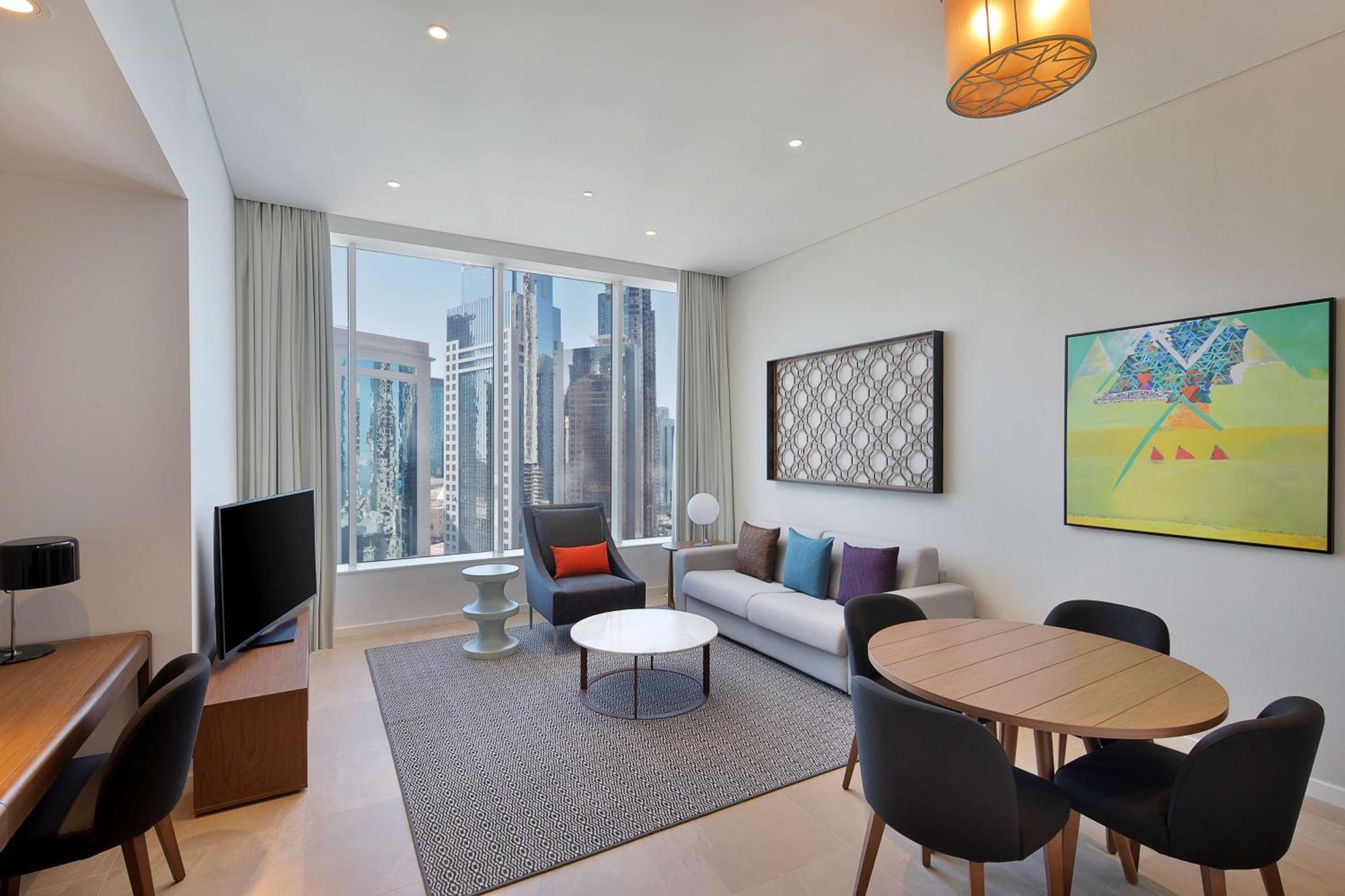 Aleph Doha Residences, Curio Collection By Hilton Ngoại thất bức ảnh