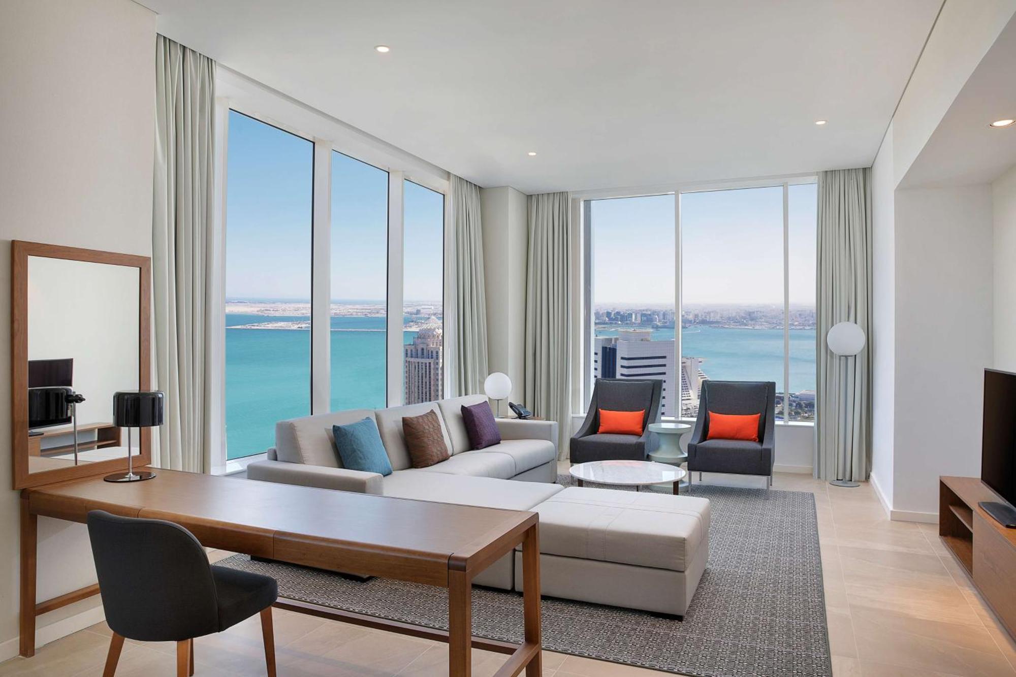 Aleph Doha Residences, Curio Collection By Hilton Ngoại thất bức ảnh
